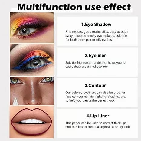 Waterproof Long Lasting Eyeliner Pencil - 01 - View 4