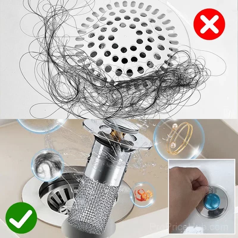 Sink Drain Strainer to Help Prevent Clogs - View 1