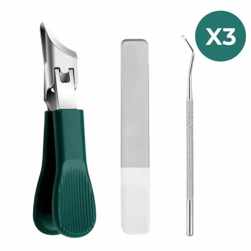 3-Piece Eagle Beak Nail Clipper Set for Nail Care - Alt