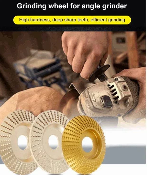 Wood Angle Shaping Wheel for Angle Grinder – Fast-Cut, Sharp, Wear-Resistant - View 2