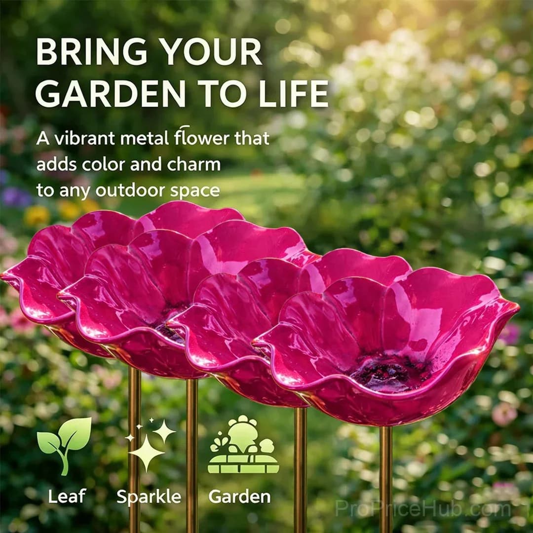 Handmade Metal Flower Garden Stake - View 31