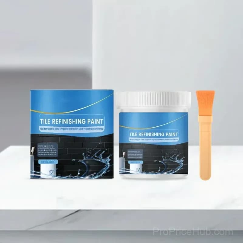 Tile & Tub Refinishing Paint Kit, Black, 100g (3.5 oz) - View 1