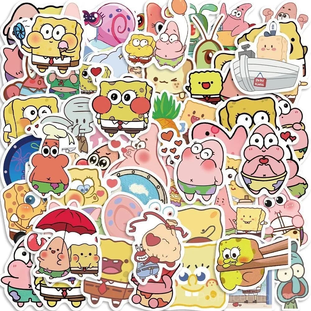 SpongeBob SquarePants Stickers - Cute DIY - View 3