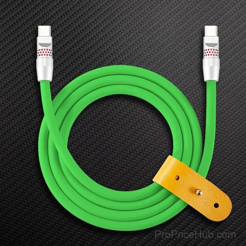 100W Fast Charging Cable with RGB Glow - View 1