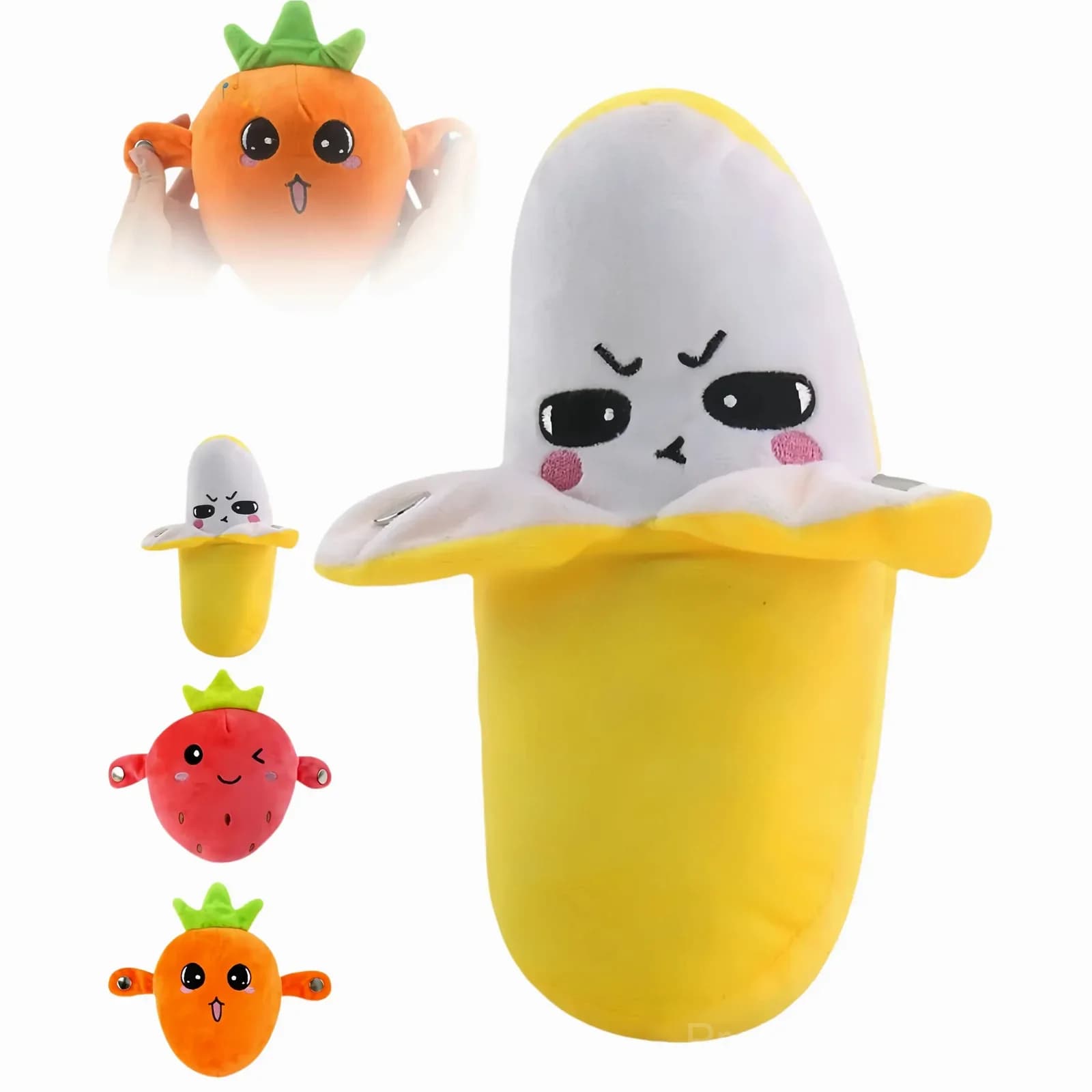 Interactive Music Plush Fruit Toy Set - View 1