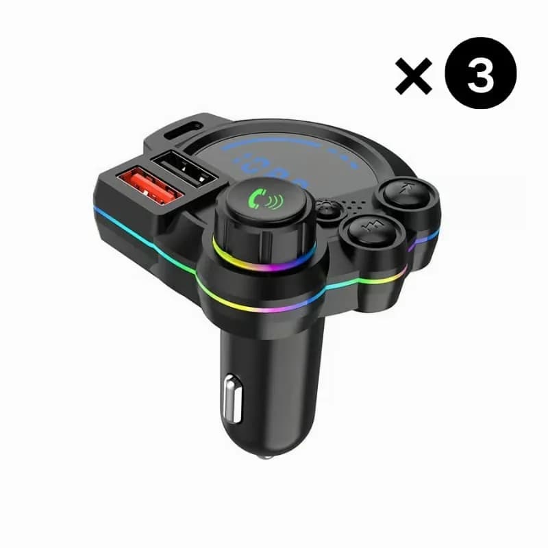 Bluetooth 5.3 Car FM Transmitter Adapter, 1-Pack - Alt