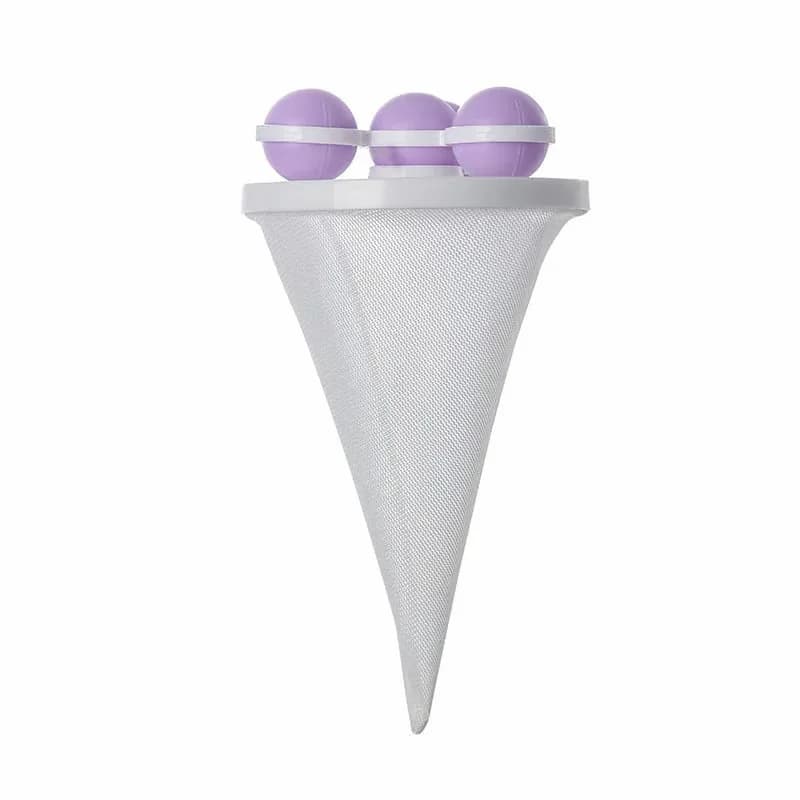 Washing Machine Hair Filter Mesh Bags, Purple, 3 Pack - View 4