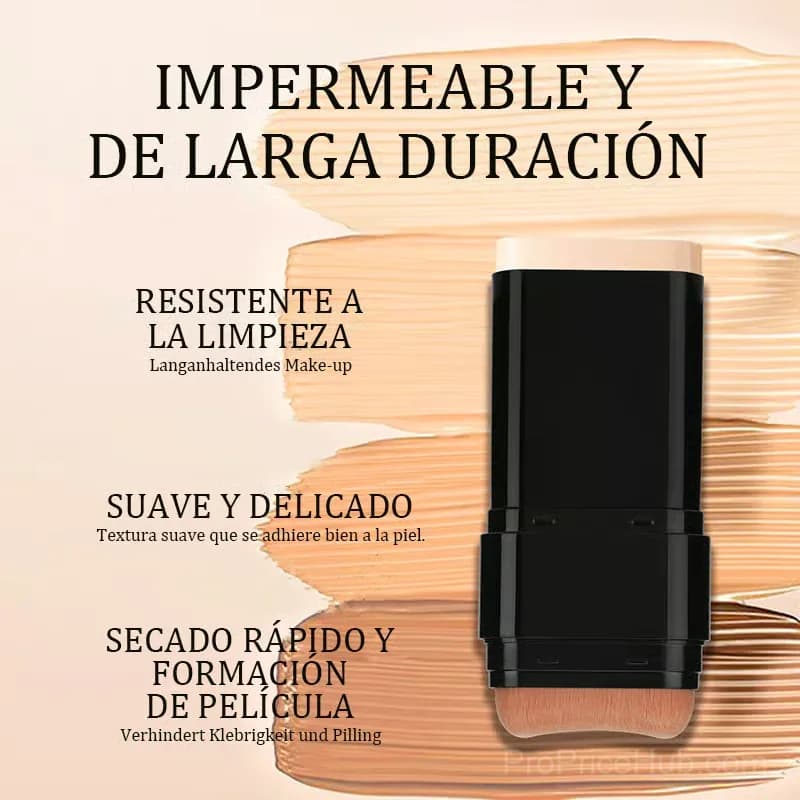 Double-Ended Concealer Stick Foundation with Brush, 01 Ivory - View 8