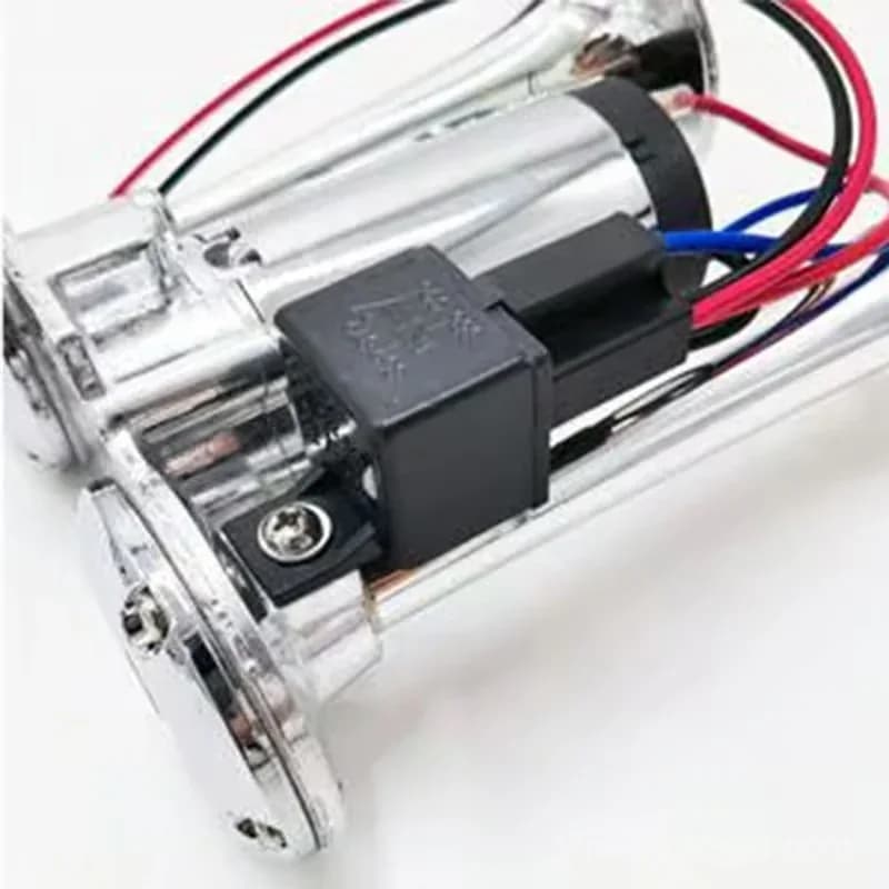 12V Train Air Horn for Truck or Car with Black Speaker - View 7