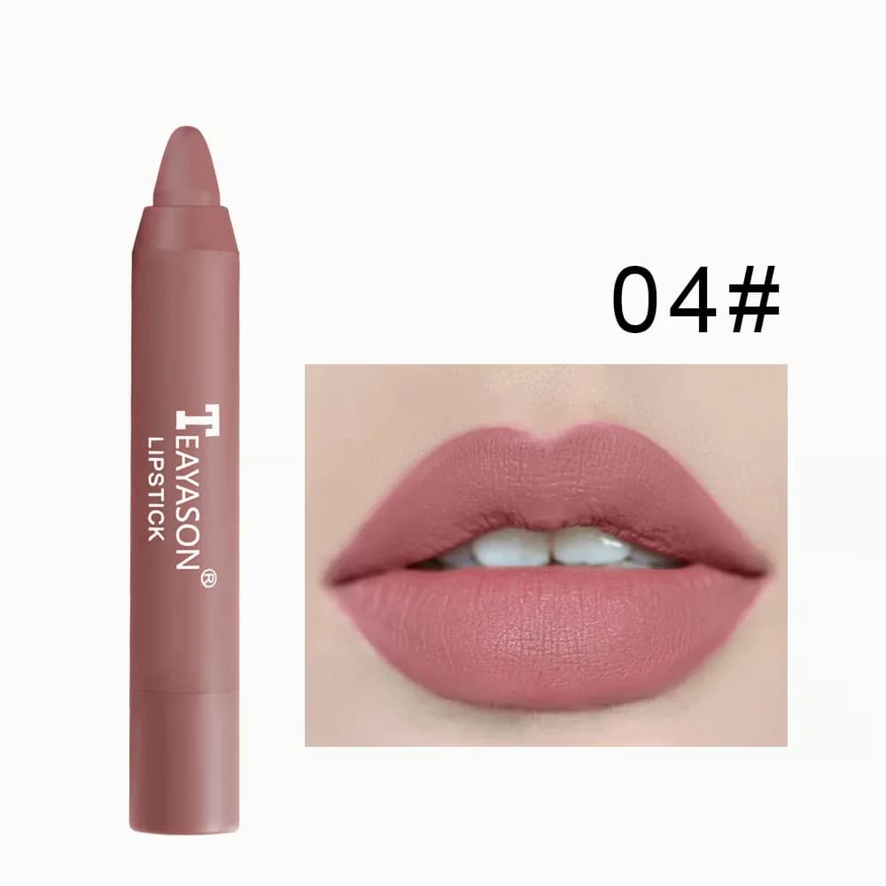 12-Color Matte Lipstick Pen - 01# - View 10