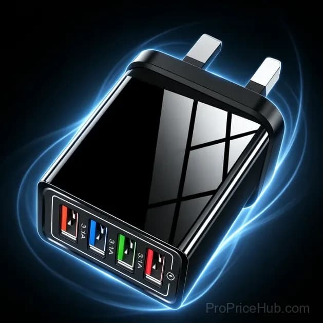 The Charger Big Tech Hates⚡4-Port Quick Charge 3.0 + AI Performance Boost - View 7