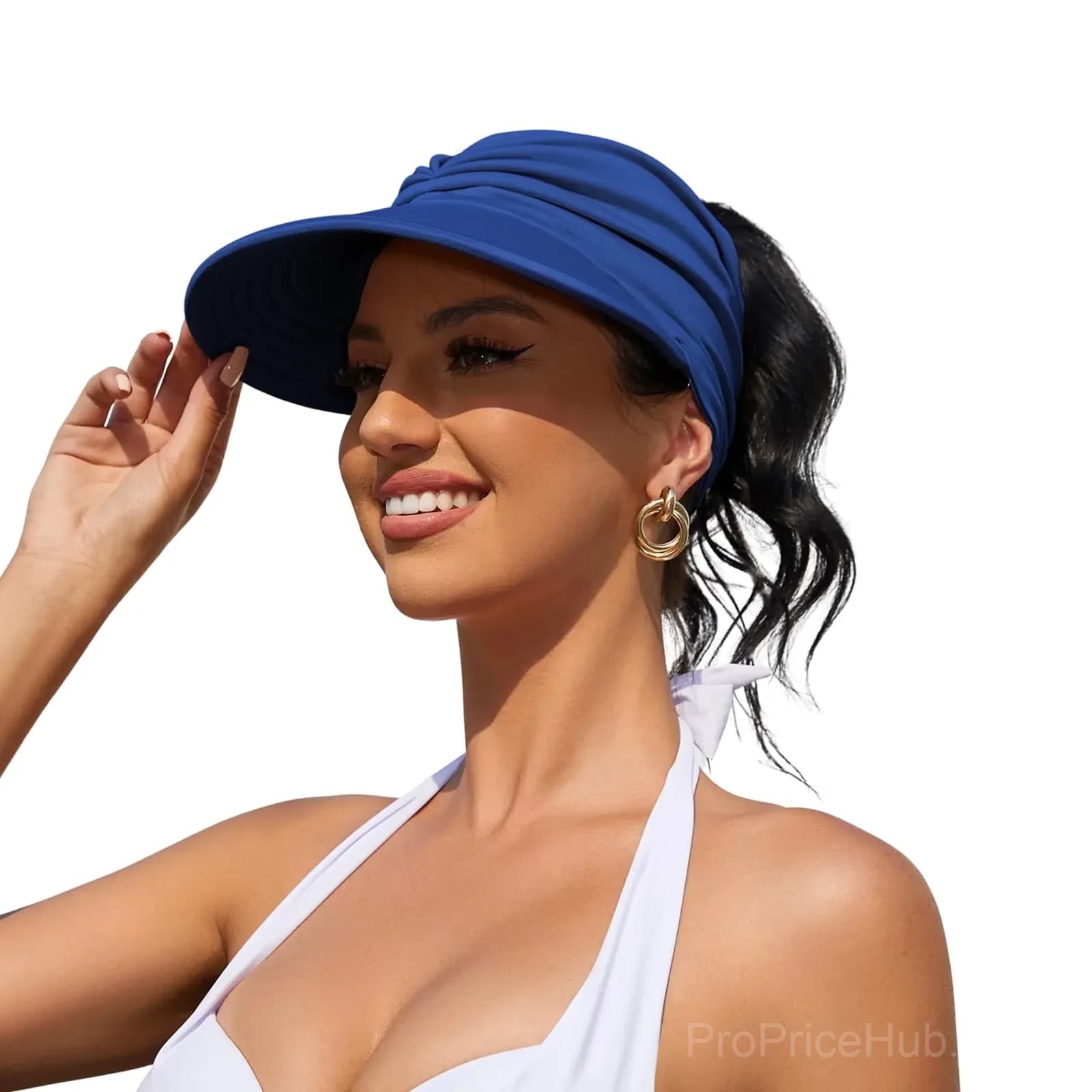 Women's UPF 50+ UV Protection Sun Visor Hat - View 5