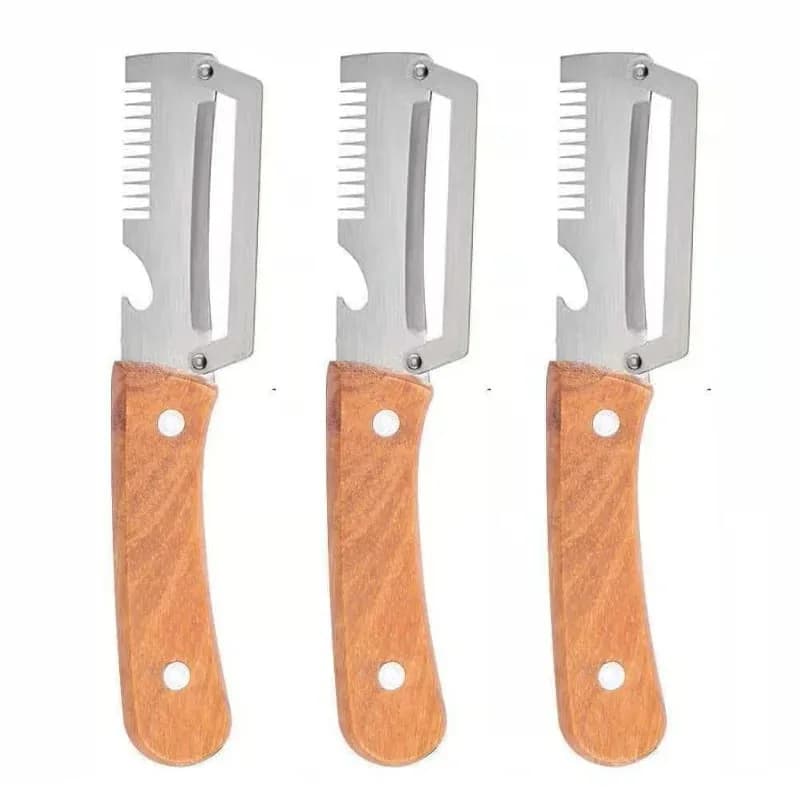Multi-Function Stainless Steel Fruit Peeler Knife, Classic - View 6