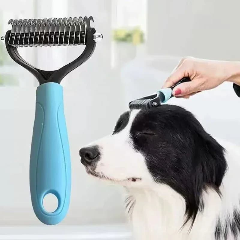 Dual-Sided Pet Grooming Comb for Dogs and Cats - View 2
