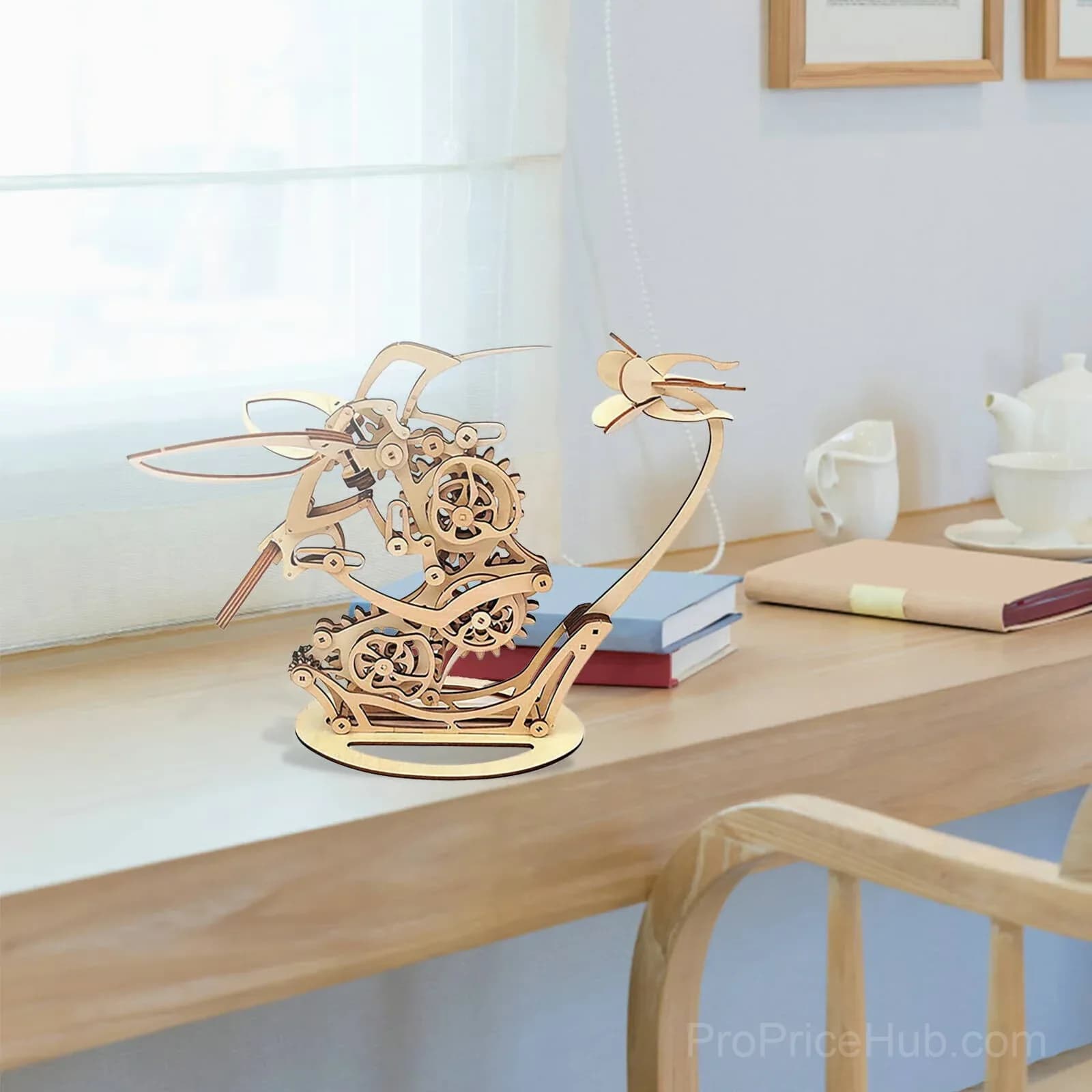 3D Wooden Mechanical Hummingbird Decorative Ornament - View 13