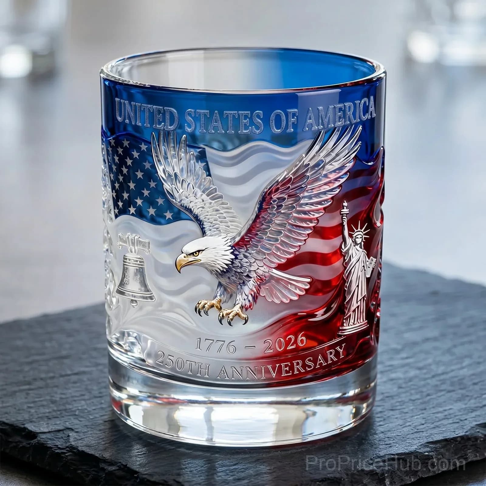 2026 USA 250th Anniversary Commemorative Glass – 1776-2026 Heritage Edition - View 5