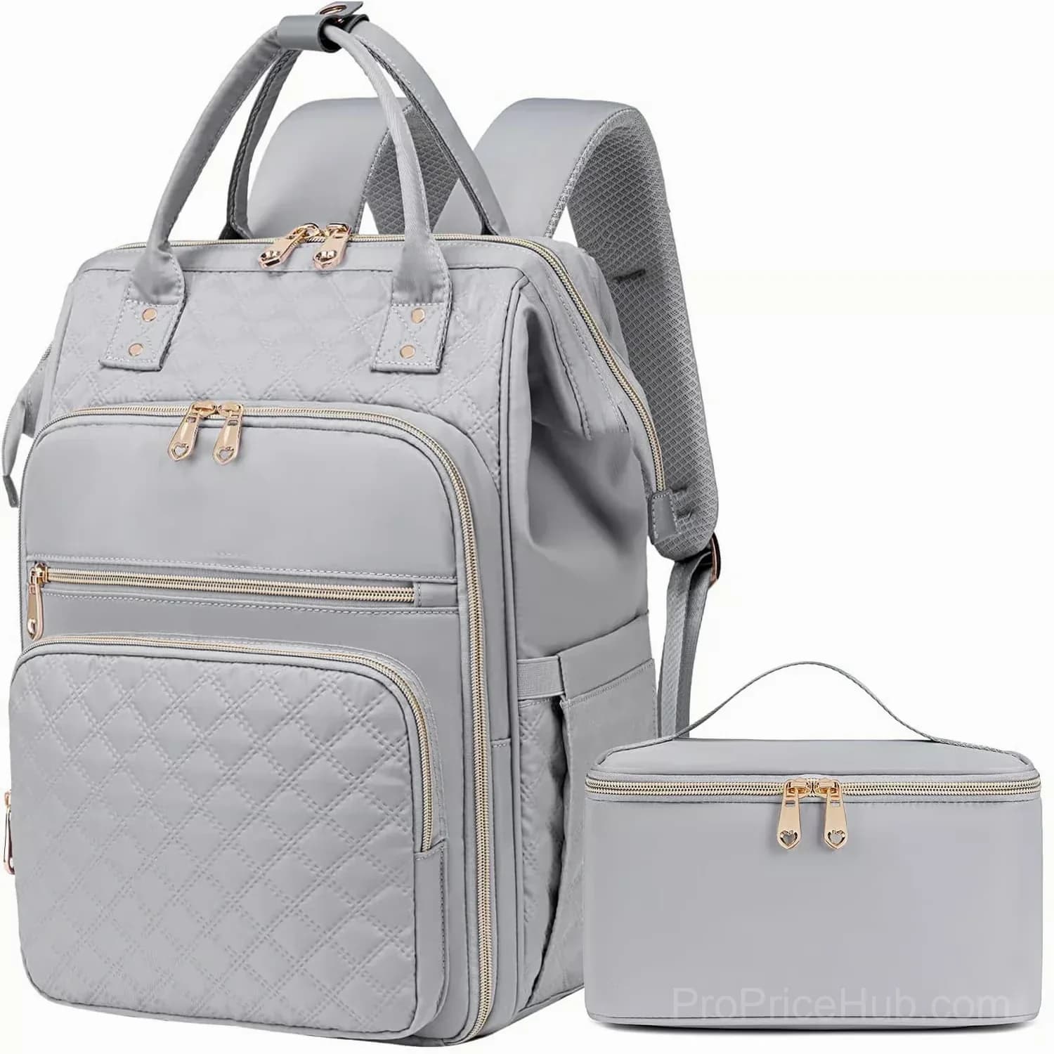 Multi-Function Insulated Travel Backpack, Black - View 8