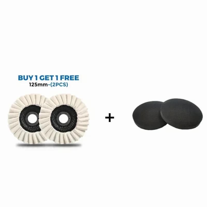 115mm Wool Felt Flap Polishing Discs, 2-Pack - View 21