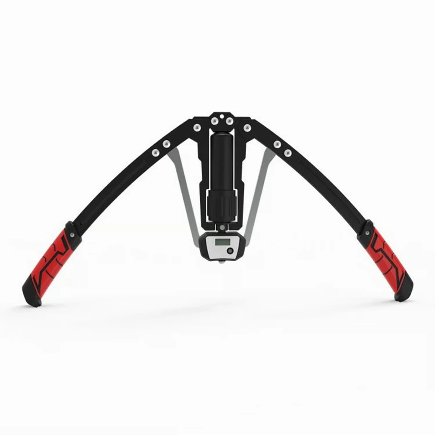 Adjustable Hydraulic Arm Strength Trainer with LED Counter & Wheels - Alt