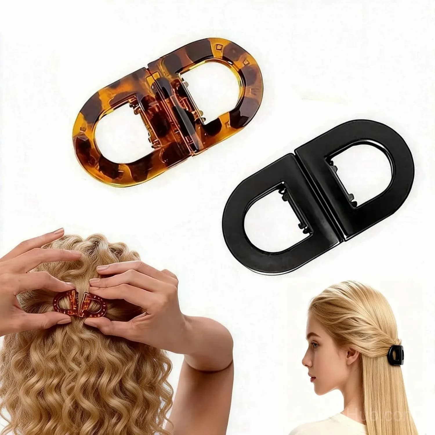 Mini Non-Slip Banana Hair Clips (4-Pack) – Lightweight Hair Claw for Thin/Fine Hair - View 12