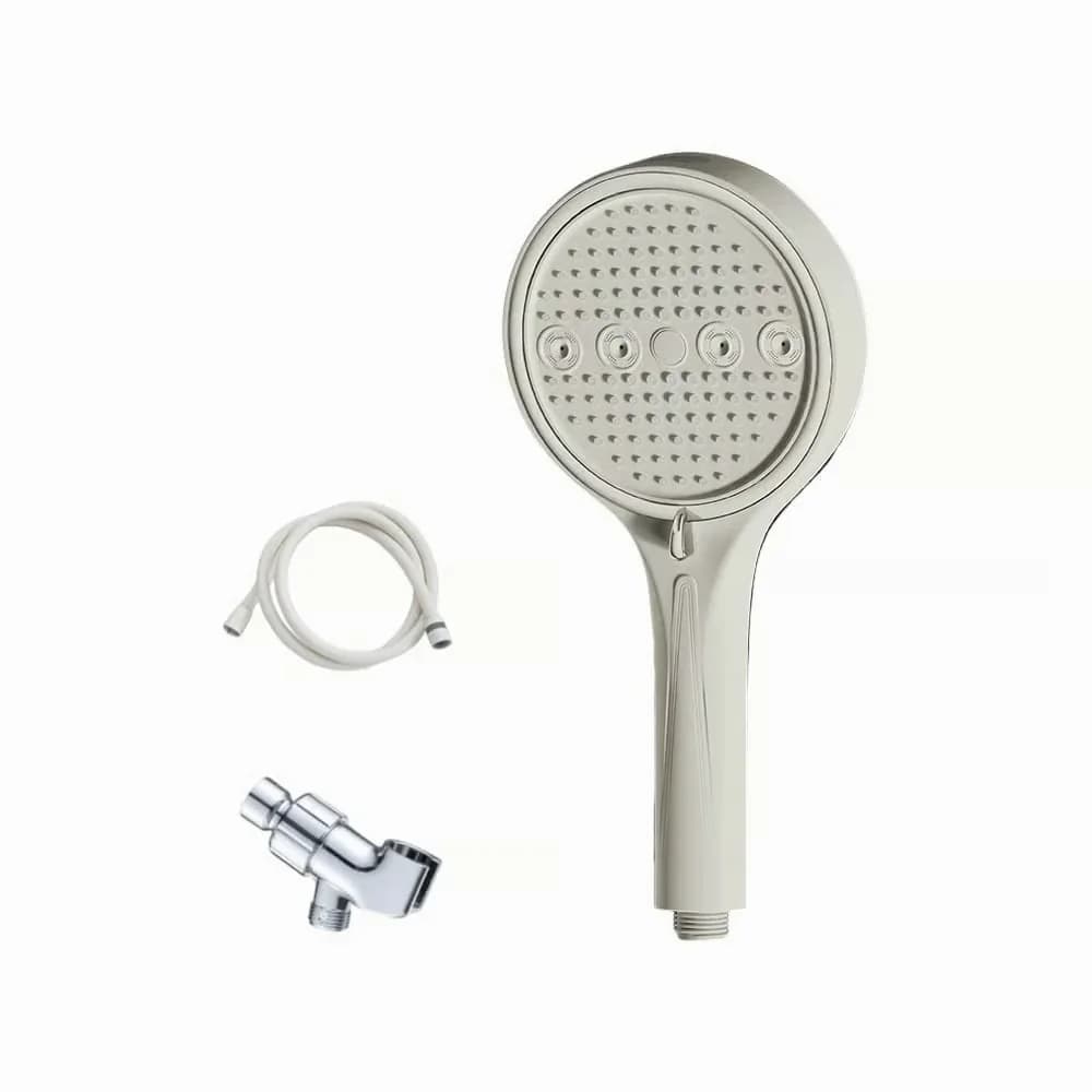 White High-Pressure Handheld Shower Spray Set - View 1