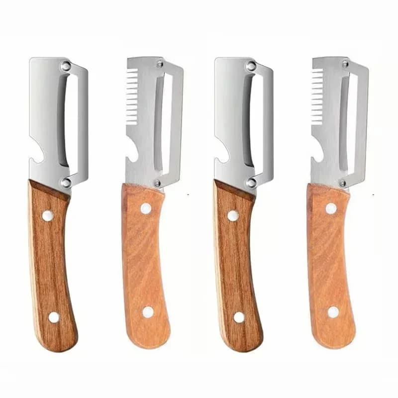 Multi-Function Stainless Steel Fruit Peeler Knife, Classic - View 8