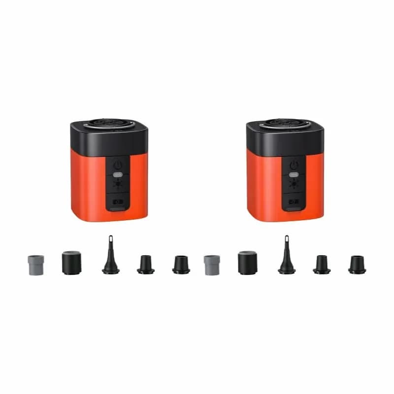 Mini Air Pump Set with Air Pump and 5 Nozzles - Alt