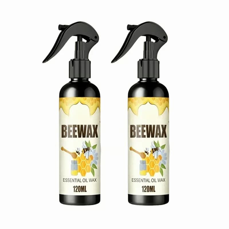 Natural Micro-Molecularized Beeswax Cleaning Spray, 120 mL Set - View 2