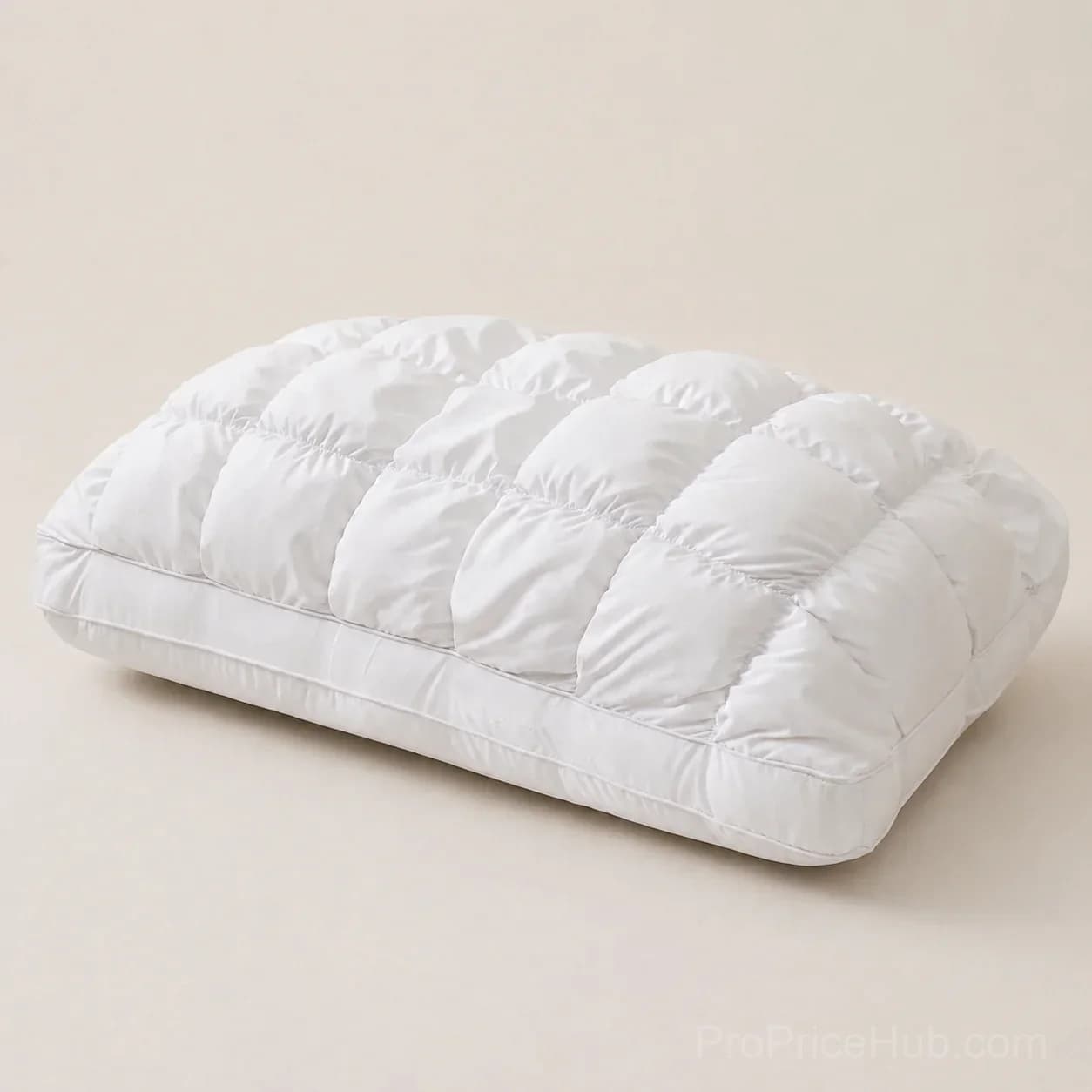 Cloud Puff Grid Pillow – Cooling, No-Flat for Side & Back Sleepers - View 1