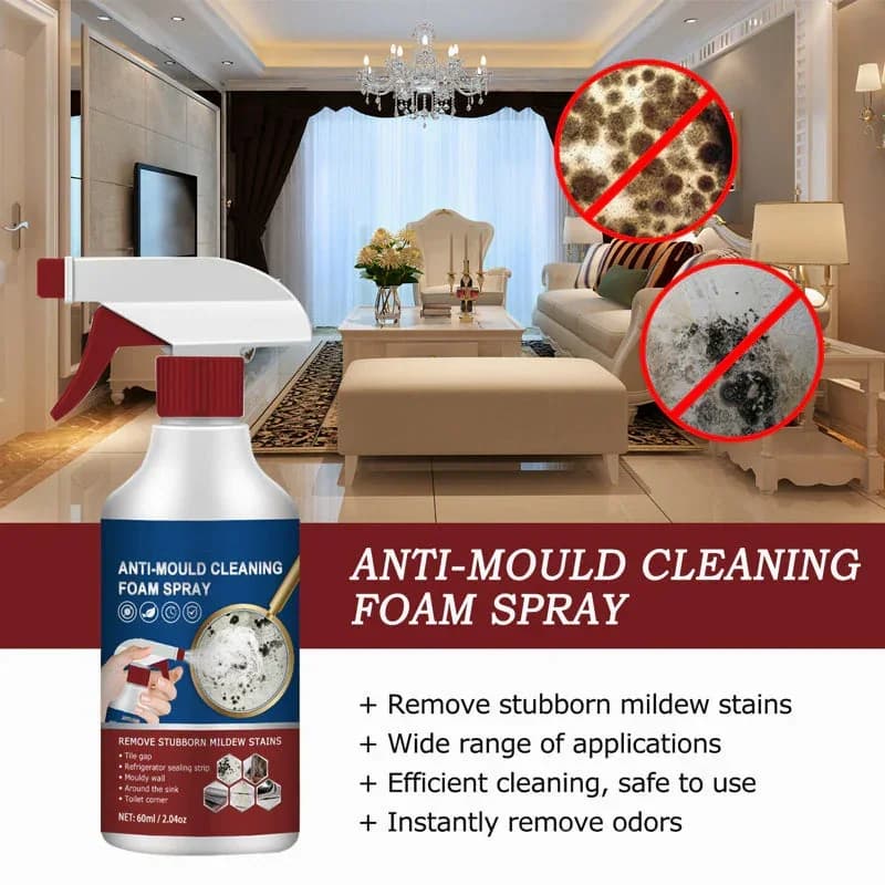 Anti-Mould Cleaning Foam Spray - View 3