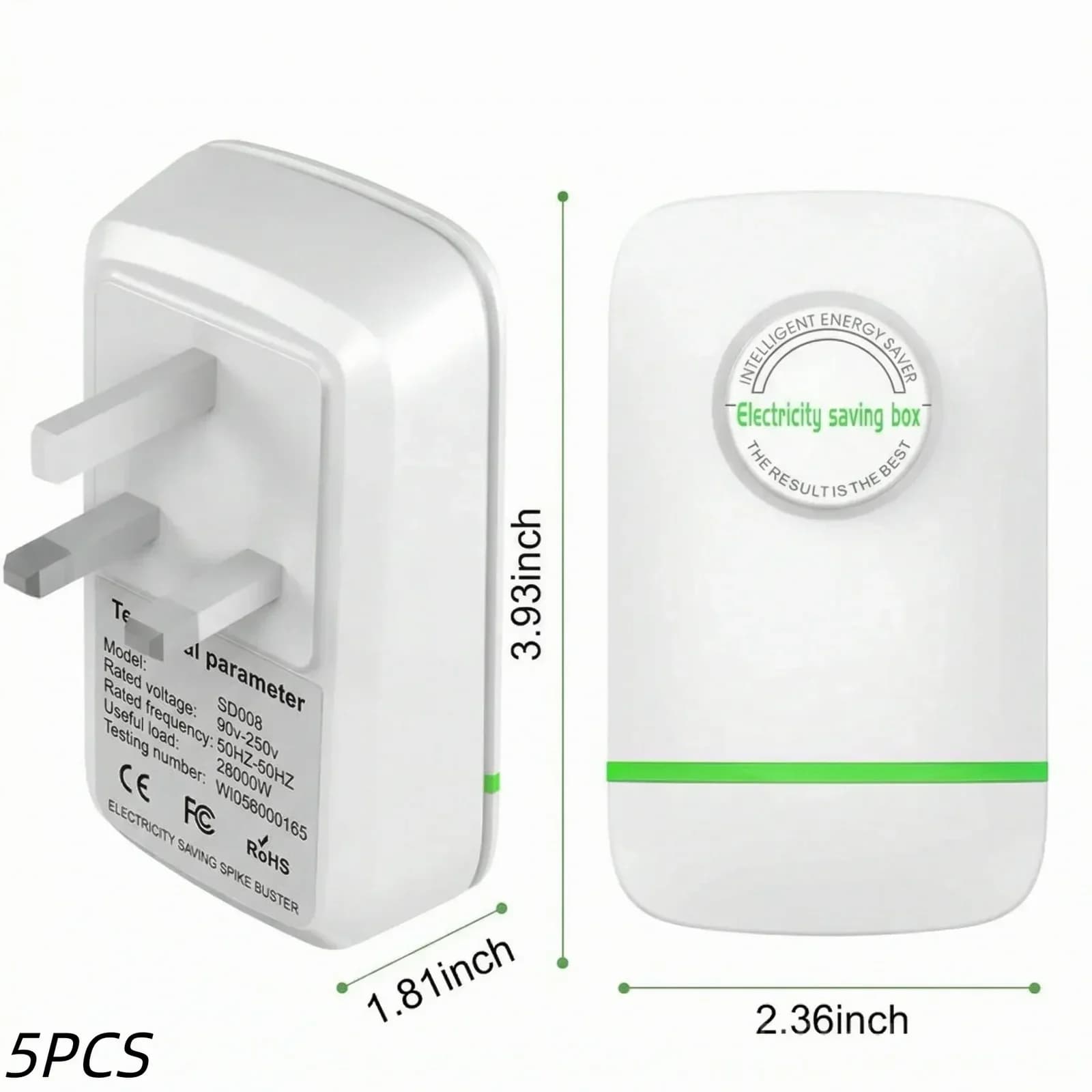 US Plug-In Power Box with US Plug - View 5