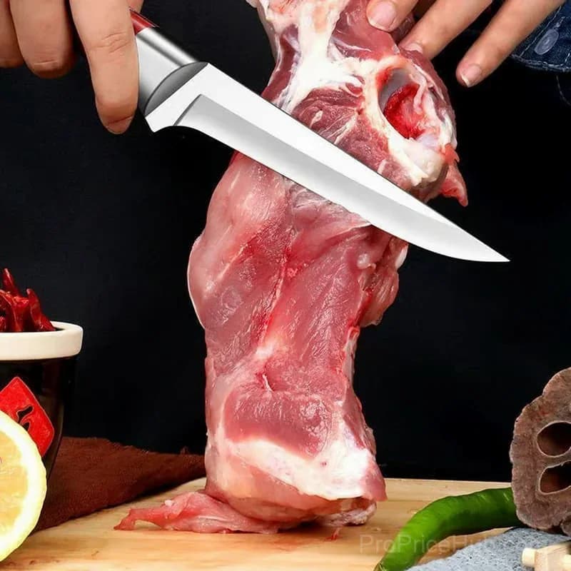 Japanese-Style Boning Knife with Protective Holster - Main