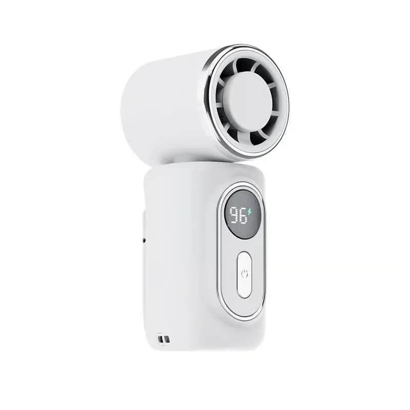 Mini Portable Handheld Clip-On Fan, Black - View 4