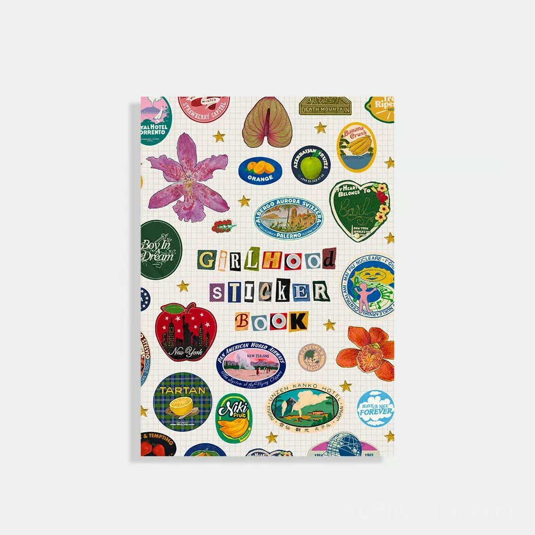 Girlhood Sticker Book for Journals & Scrapbooks, 1 Pack - Main