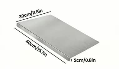 30 x 40 Stainless Steel Kitchen Cutting Board - View 1