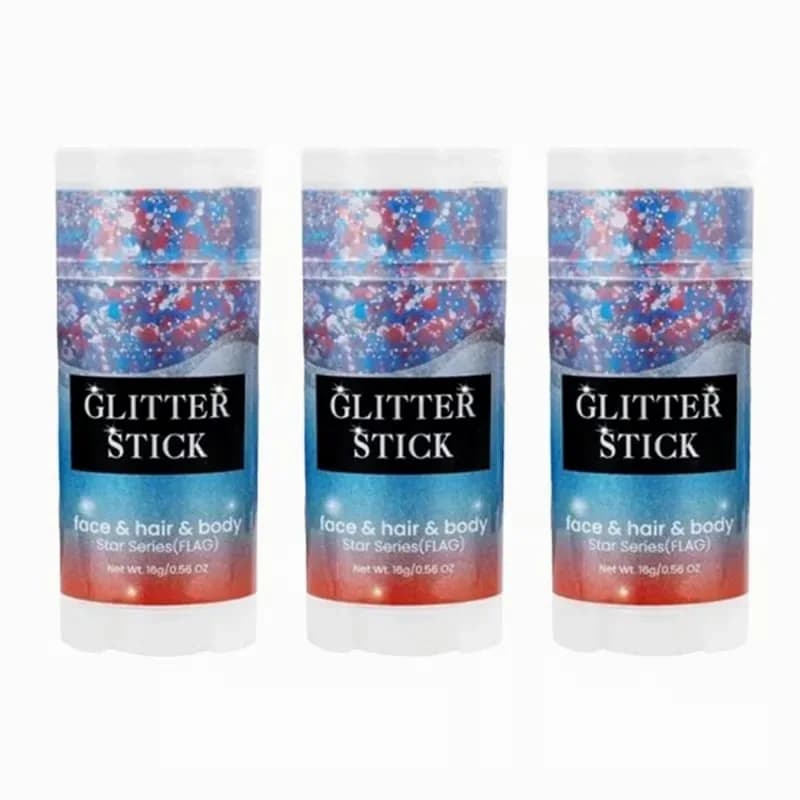 Patriotic Glitter Makeup Stick, 1 Piece - Main