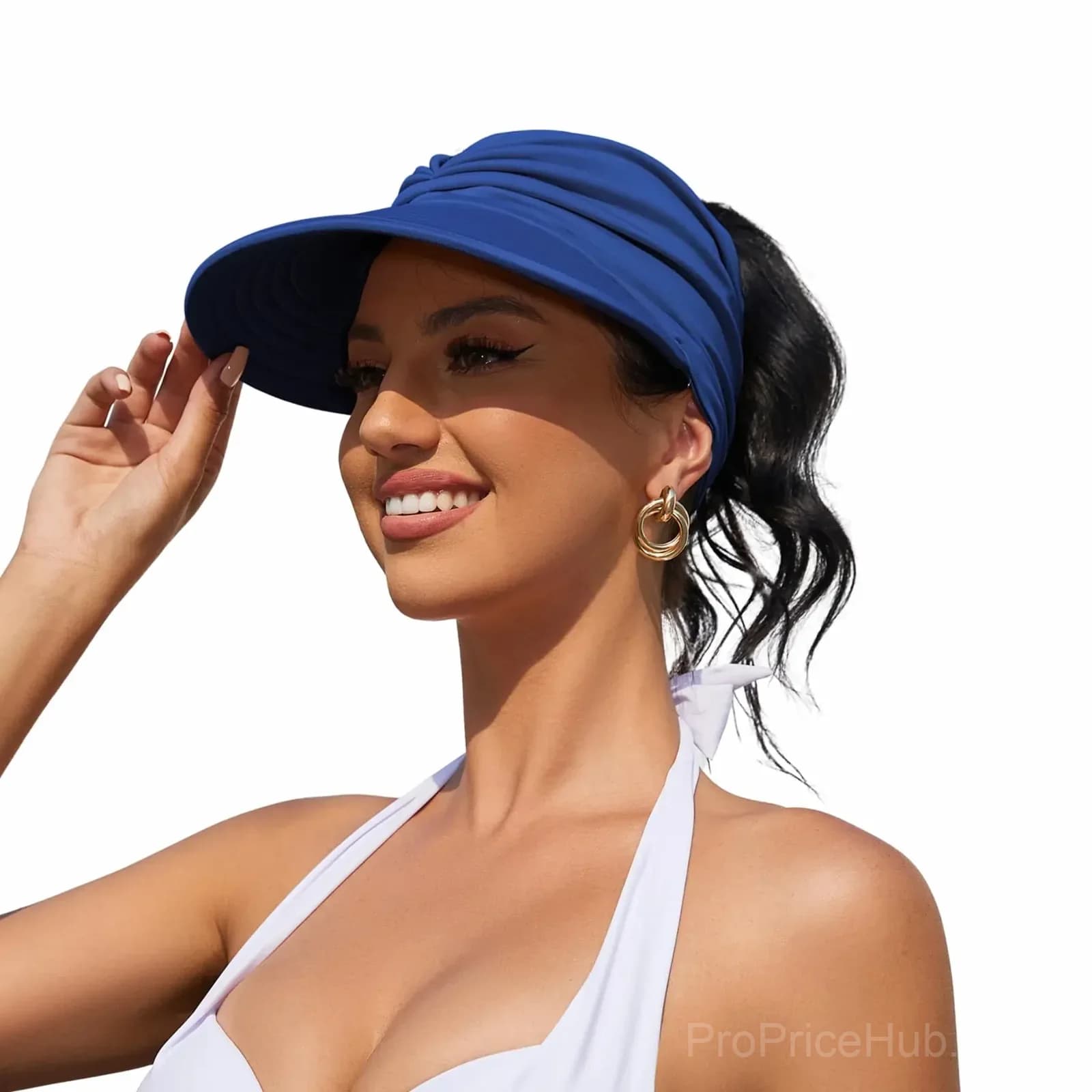 Women's UPF 50+ UV Protection Sun Visor Hat - View 5
