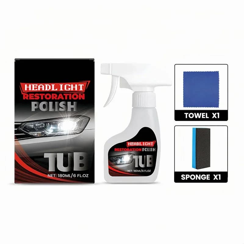 Car Headlight Restoration Kit – Restore Dull Lights - View 10