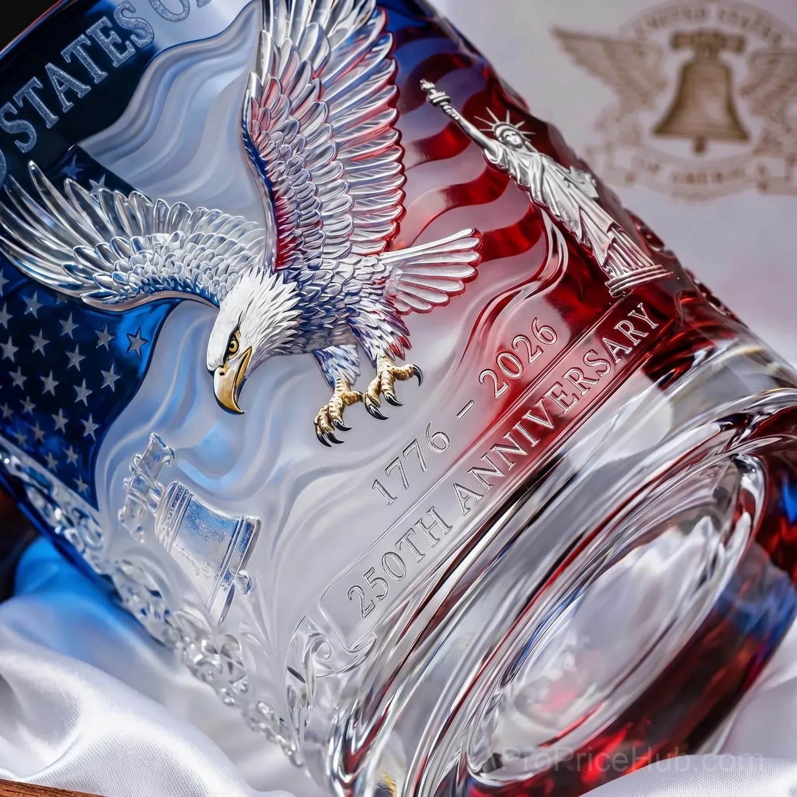 2026 USA 250th Anniversary Commemorative Glass – 1776-2026 Heritage Edition - View 2