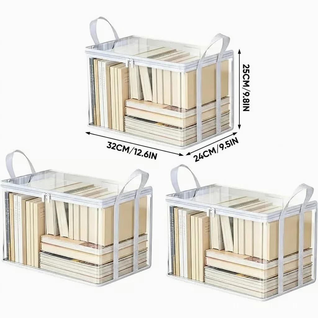 Children's Doll Storage Bucket Set, Black, 3 Medium Bins - View 2