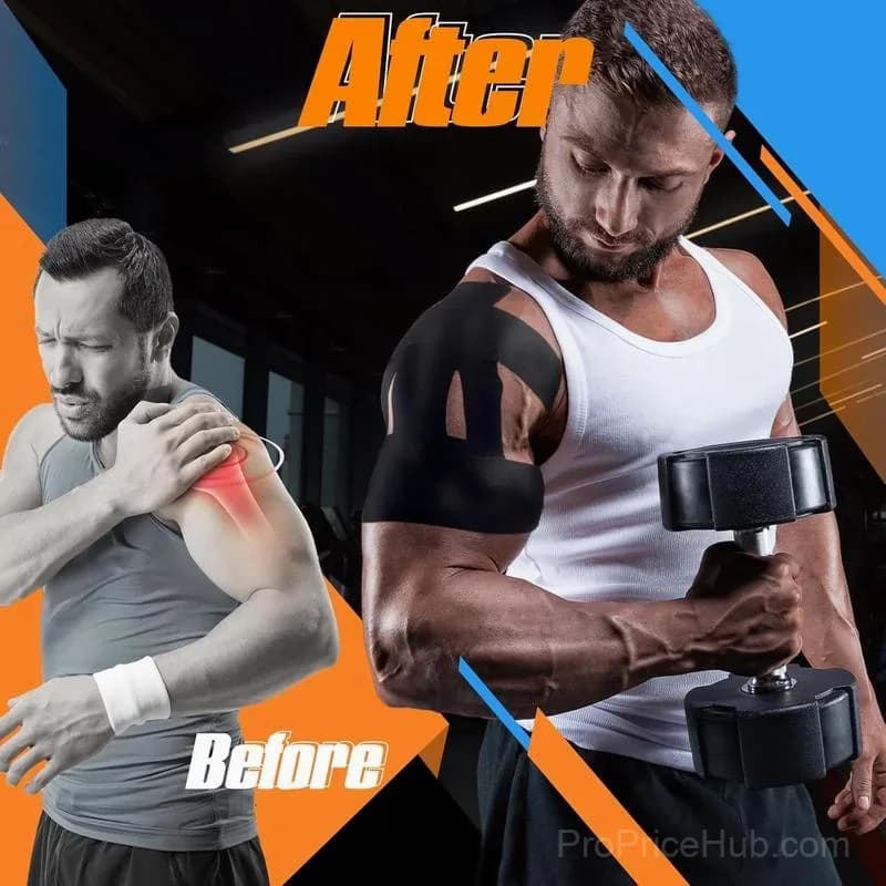 Kinesiology Tape for Muscle Support & Pain Relief - View 3