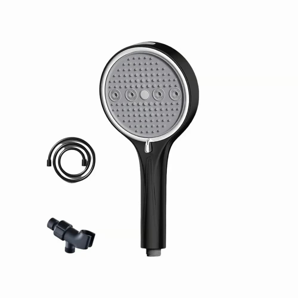 White High-Pressure Handheld Shower Spray Set - View 2