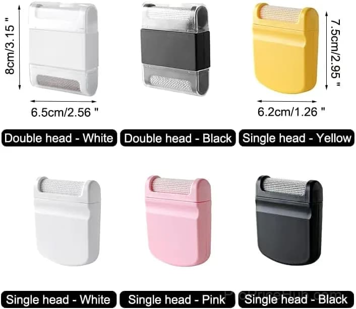 Manual Single-Head Lint Remover for Sweaters & Coats, White - View 9