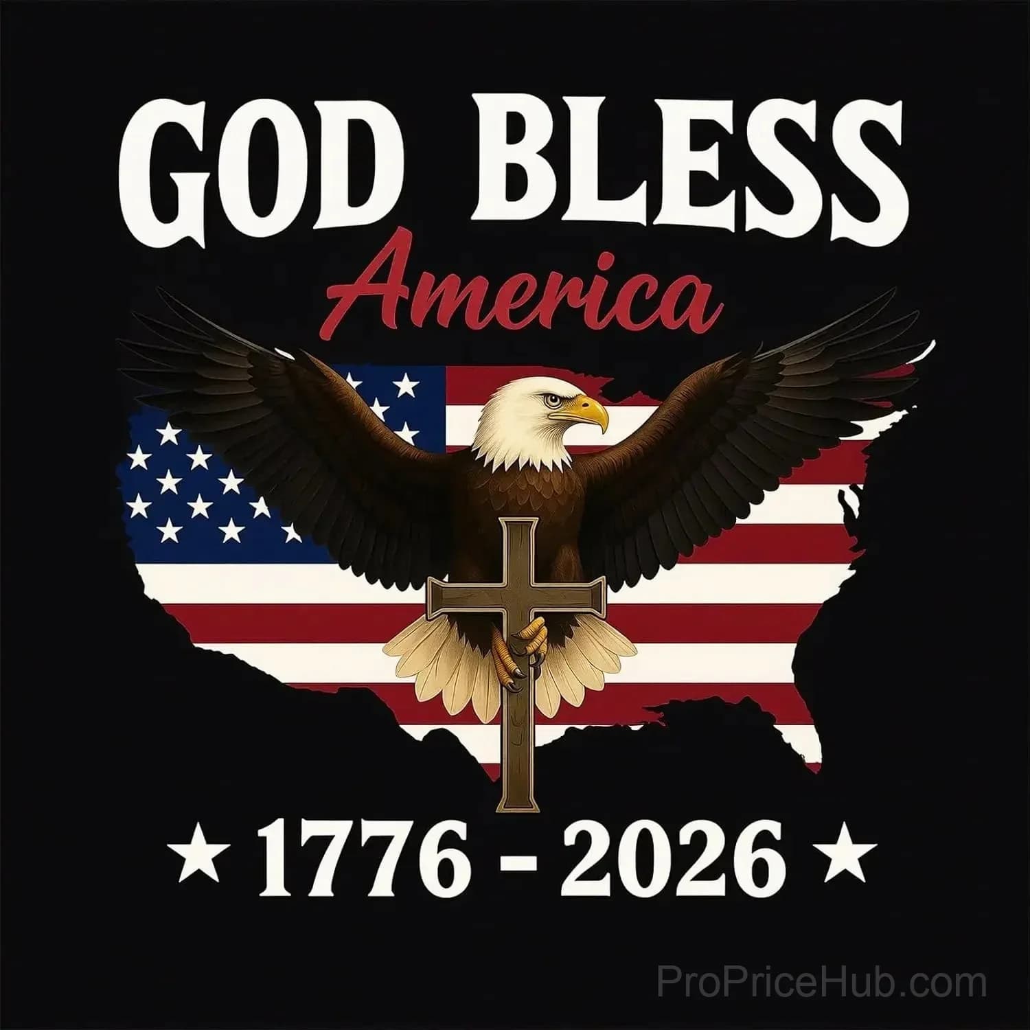 God Bless America 2026 Semicentennial Sticker Decal - View 8
