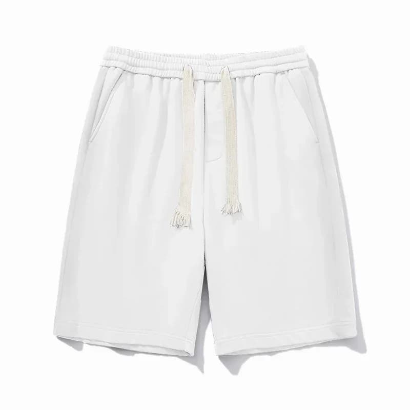 Men's Plus Size Loose Fit Workout Shorts with Drawstring Elastic Waist - View 3