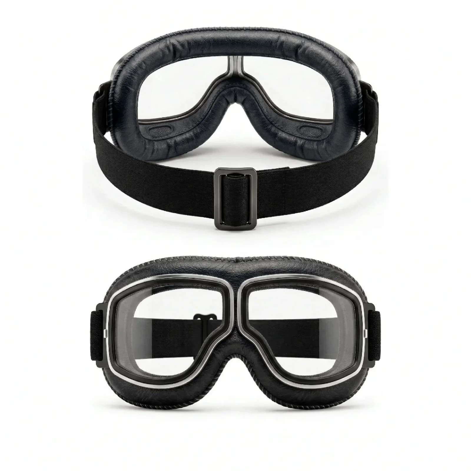 OTG Vintage Motorcycle Goggles, Fits Over Glasses - View 16