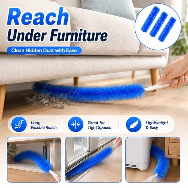 Washable Bendable Microfiber Duster for Ceiling Fans & Vents - View 2