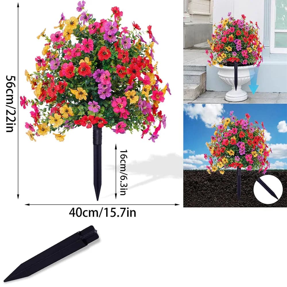 No-Fade Outdoor Hanging Artificial Flowers - View 16