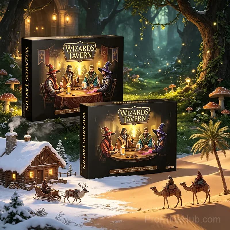 Wizards Tavern Fantasy Drinking Game with Dice and Spells - View 2