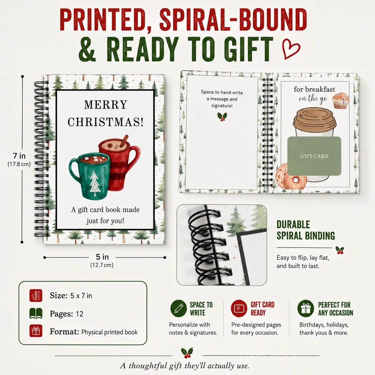 Christmas Gift Card Book 🎄 - View 6